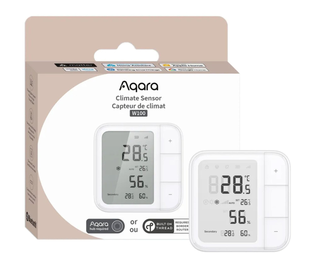 AQARA Czujnik temperatury i wilgotności W100 TH-S04D - 1350208 - zdjęcie 3